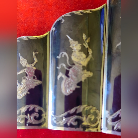 NIELLO SIAM STERLING 72G BRACELET - Picture 3 of 10